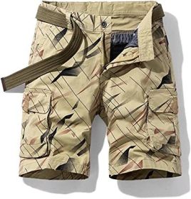 Men's Casual Sports Shorts Quick Dry Fashion Fit Twill Cargo Shorts Shorts with Pockets (Color: PA4-M)